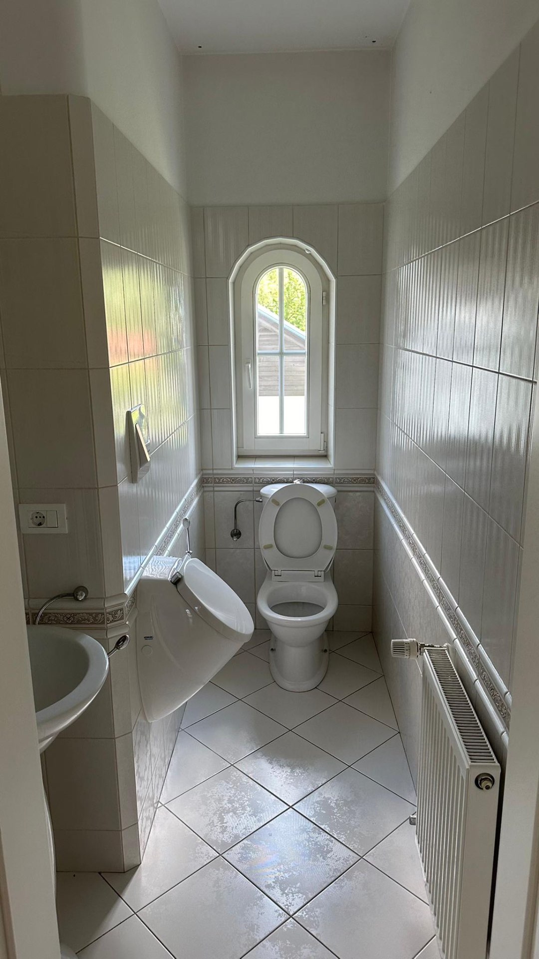 Separate guest toilet